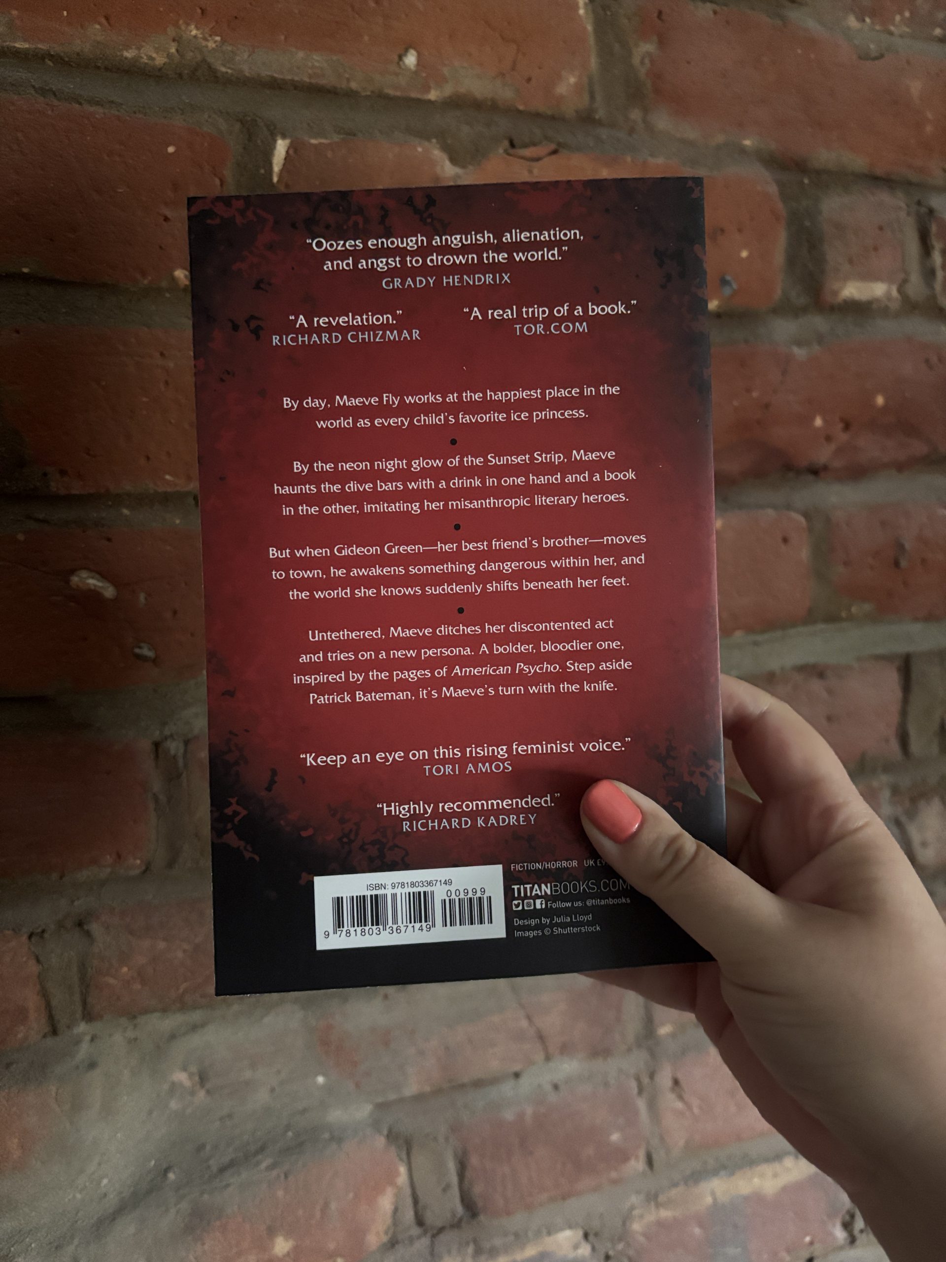 Maeve Fly CJ Leede back cover