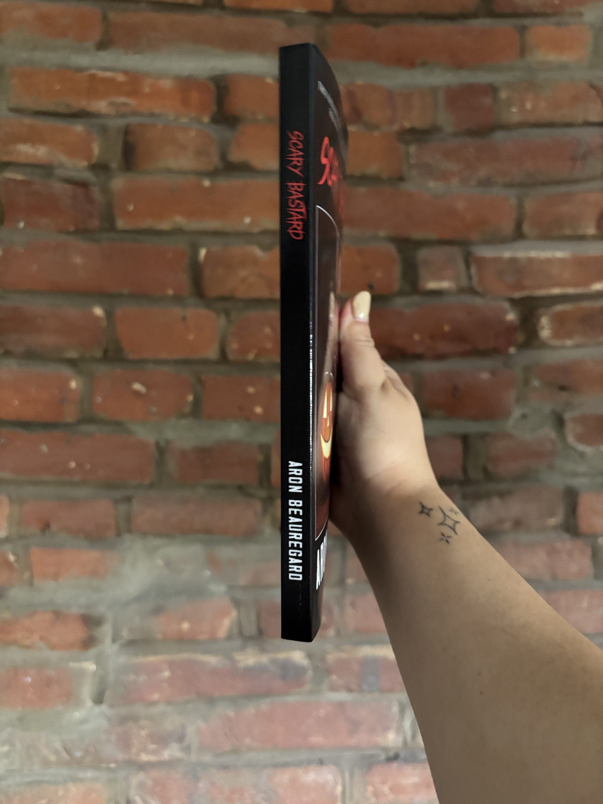 Scary Bastard Aron Beauregard book spine