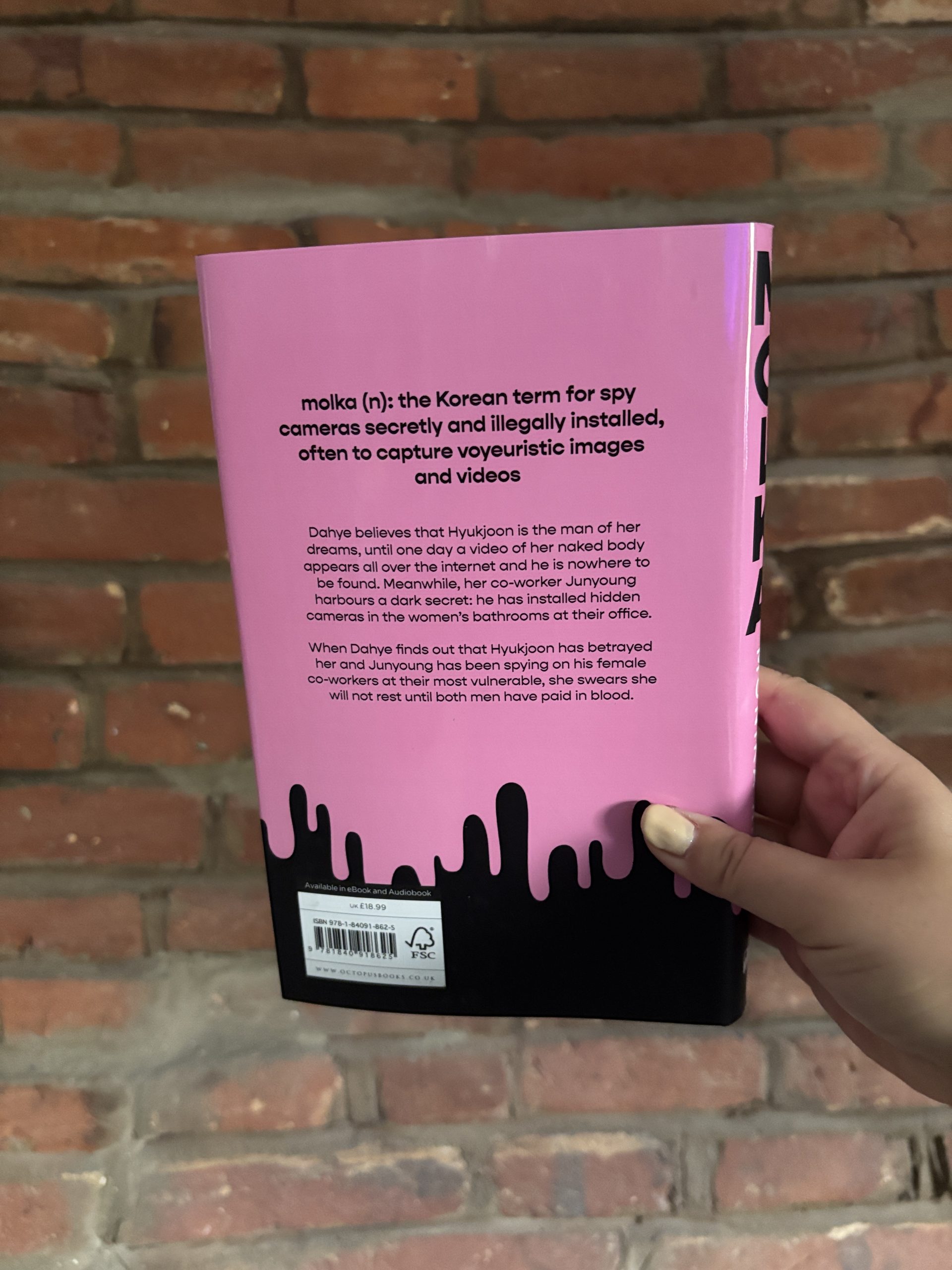 Molka Monika Kim hardcover back cover