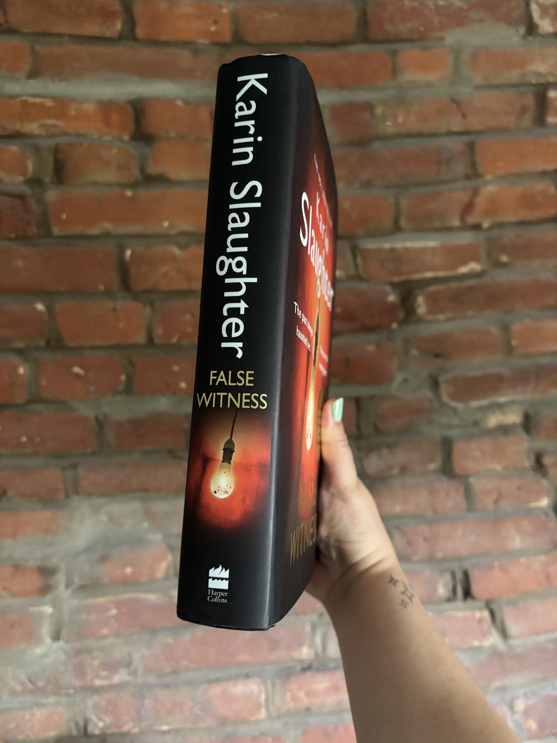 Karin Slaughter False Witness book spine