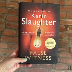 Karin Slaughter False Witness book cover secondhand