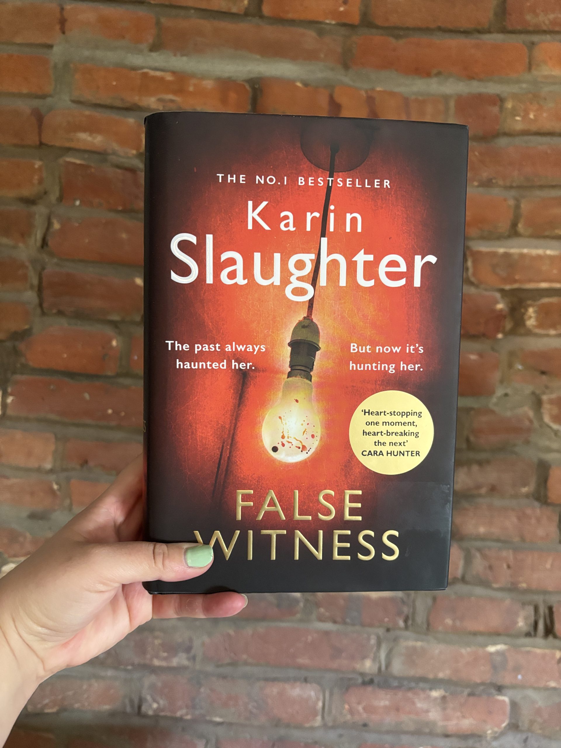 Karin Slaughter False Witness book cover secondhand