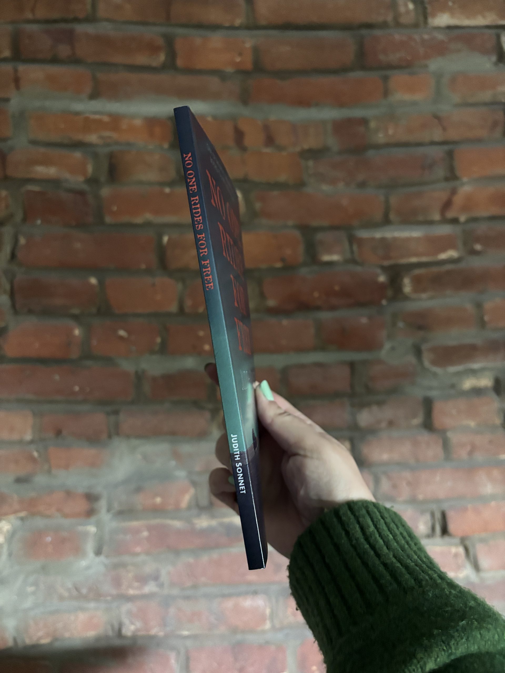 No One Rides For Free Judith Sonnet book spine