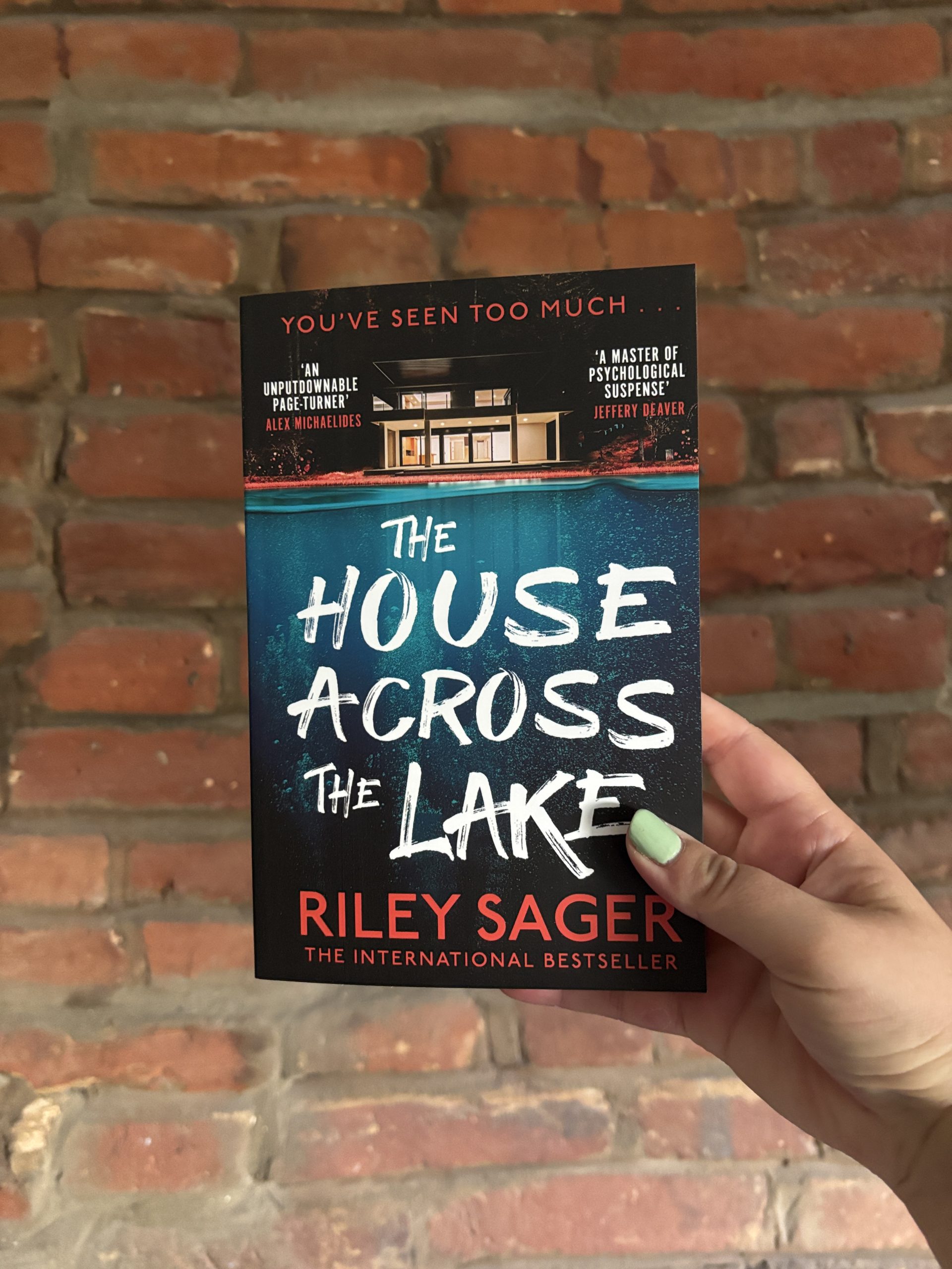 The House Across The Lake - Riley Sagar book cover