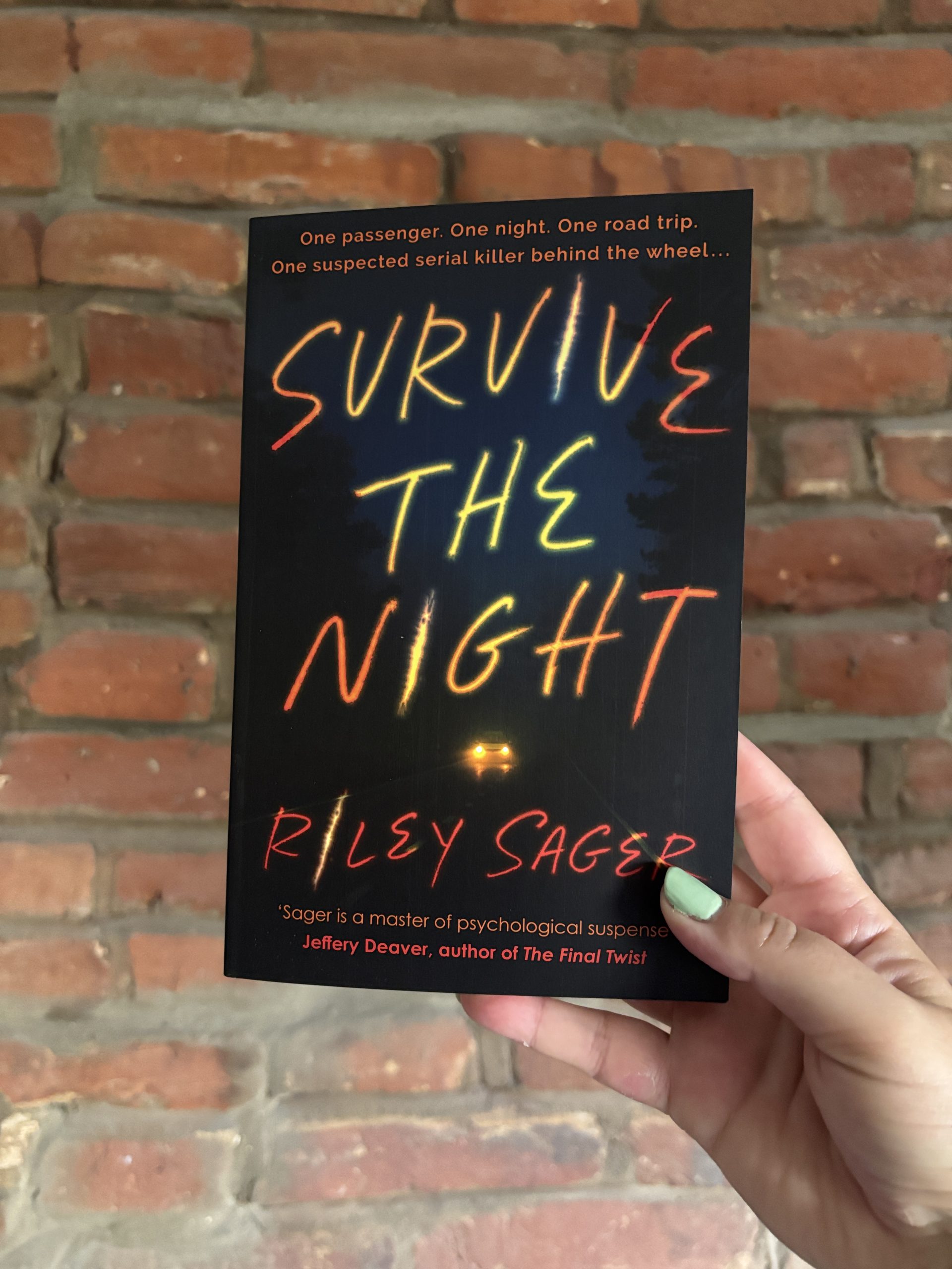 Survive The Night Riley Sagar book cover