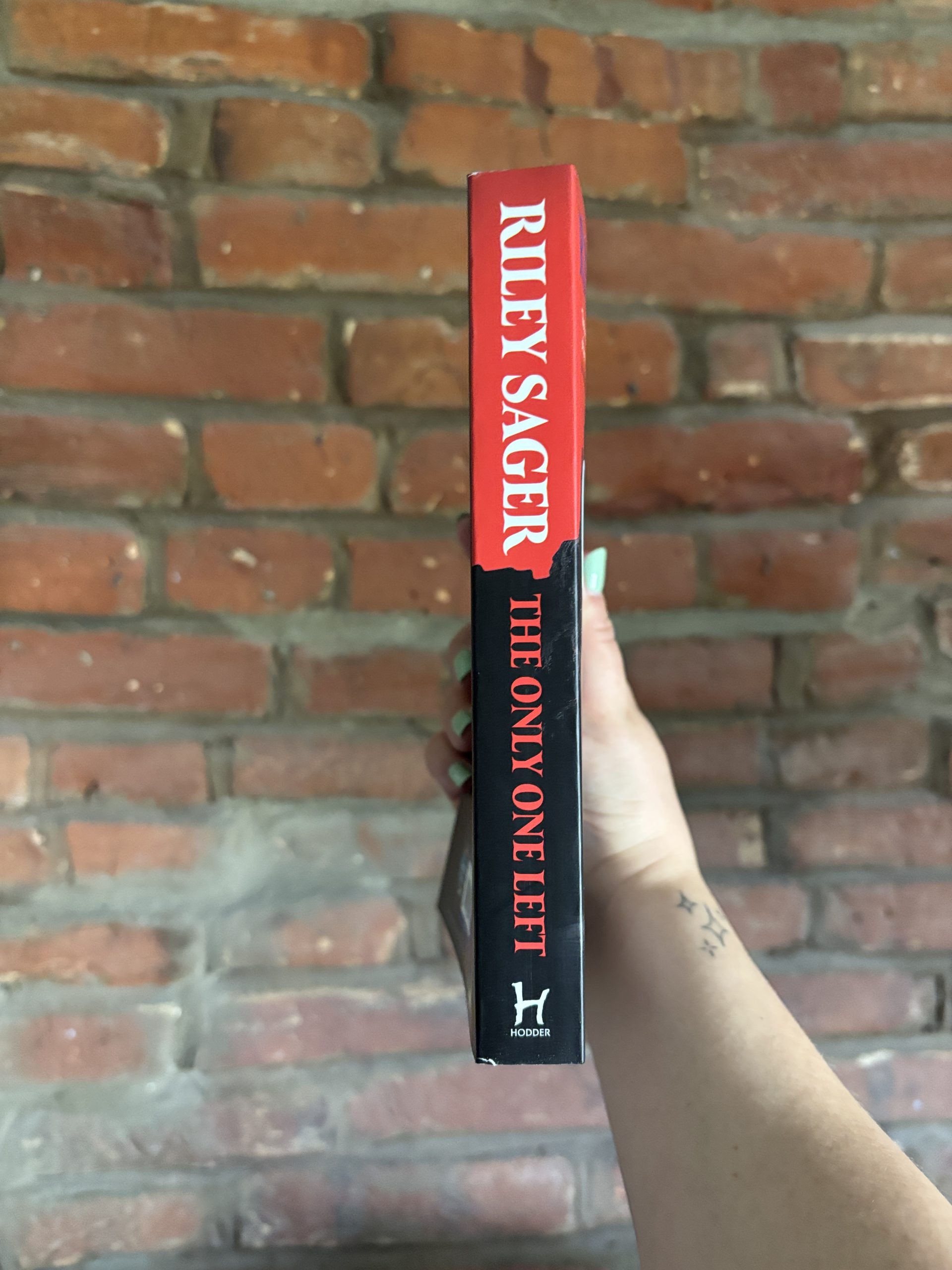 The Only One Left Riley Sagar book spine