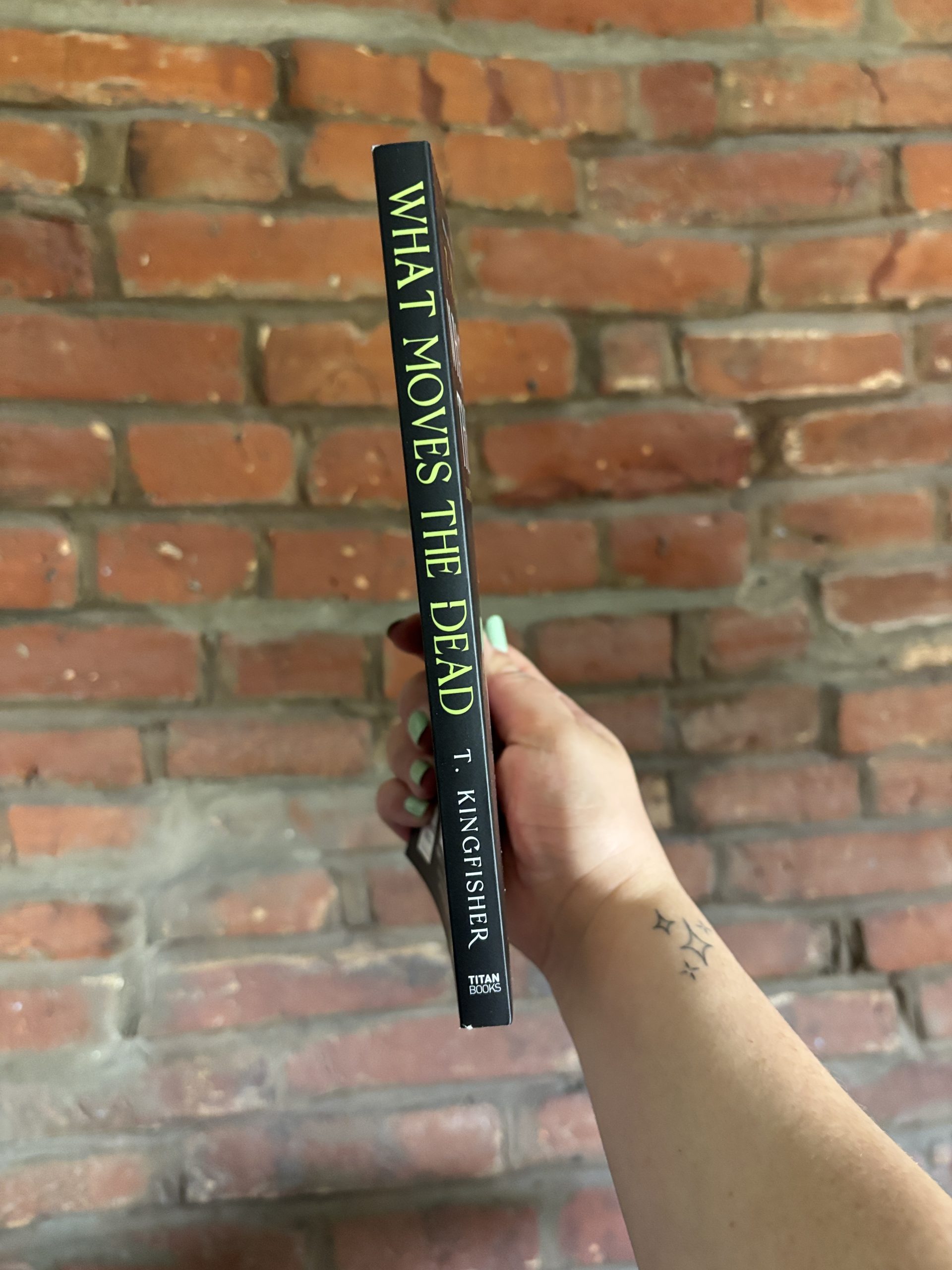 What Moves The Dead T. Kingfisher book spine