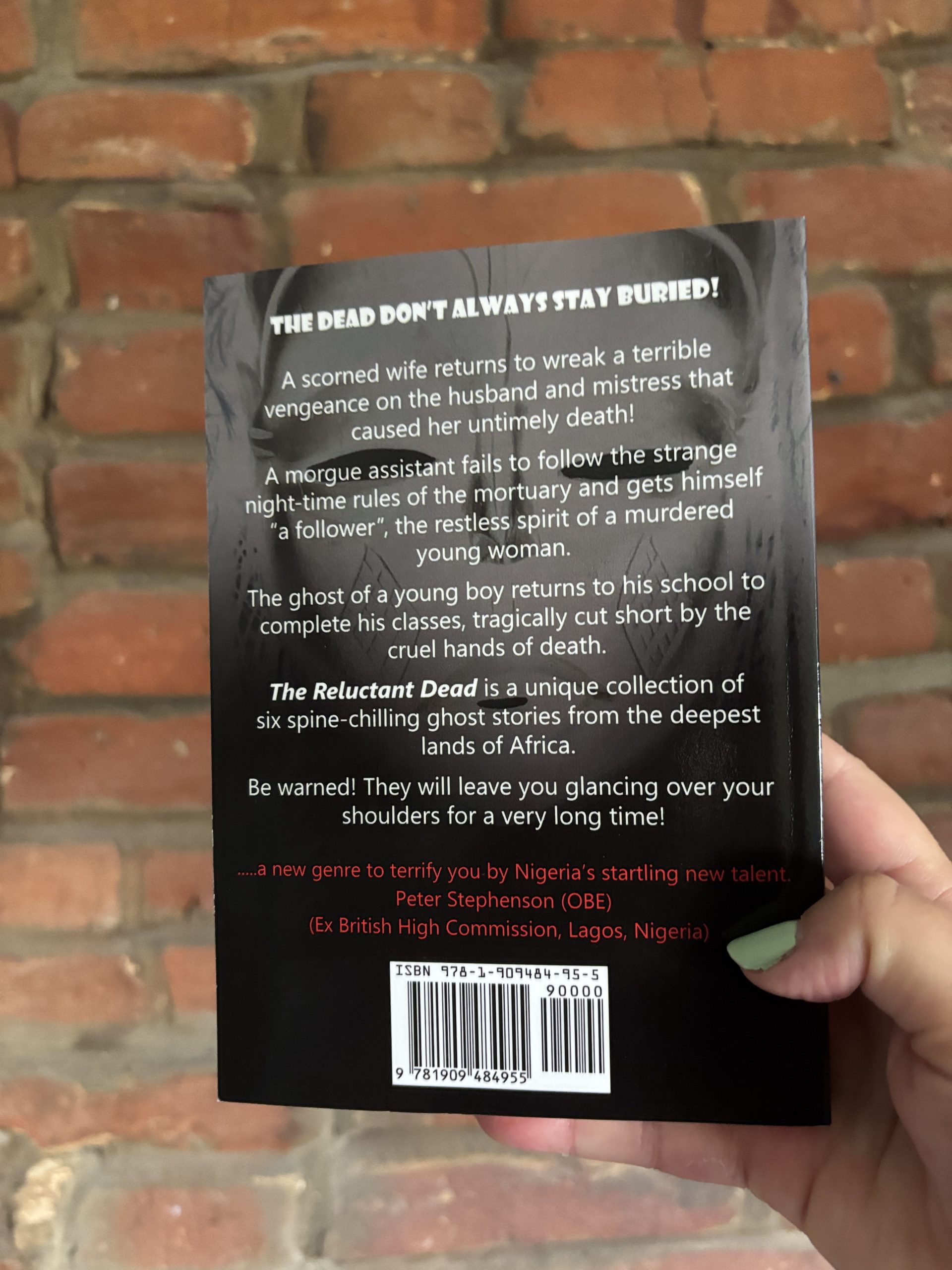 The Reluctant Dead Nuzo Onoh back cover