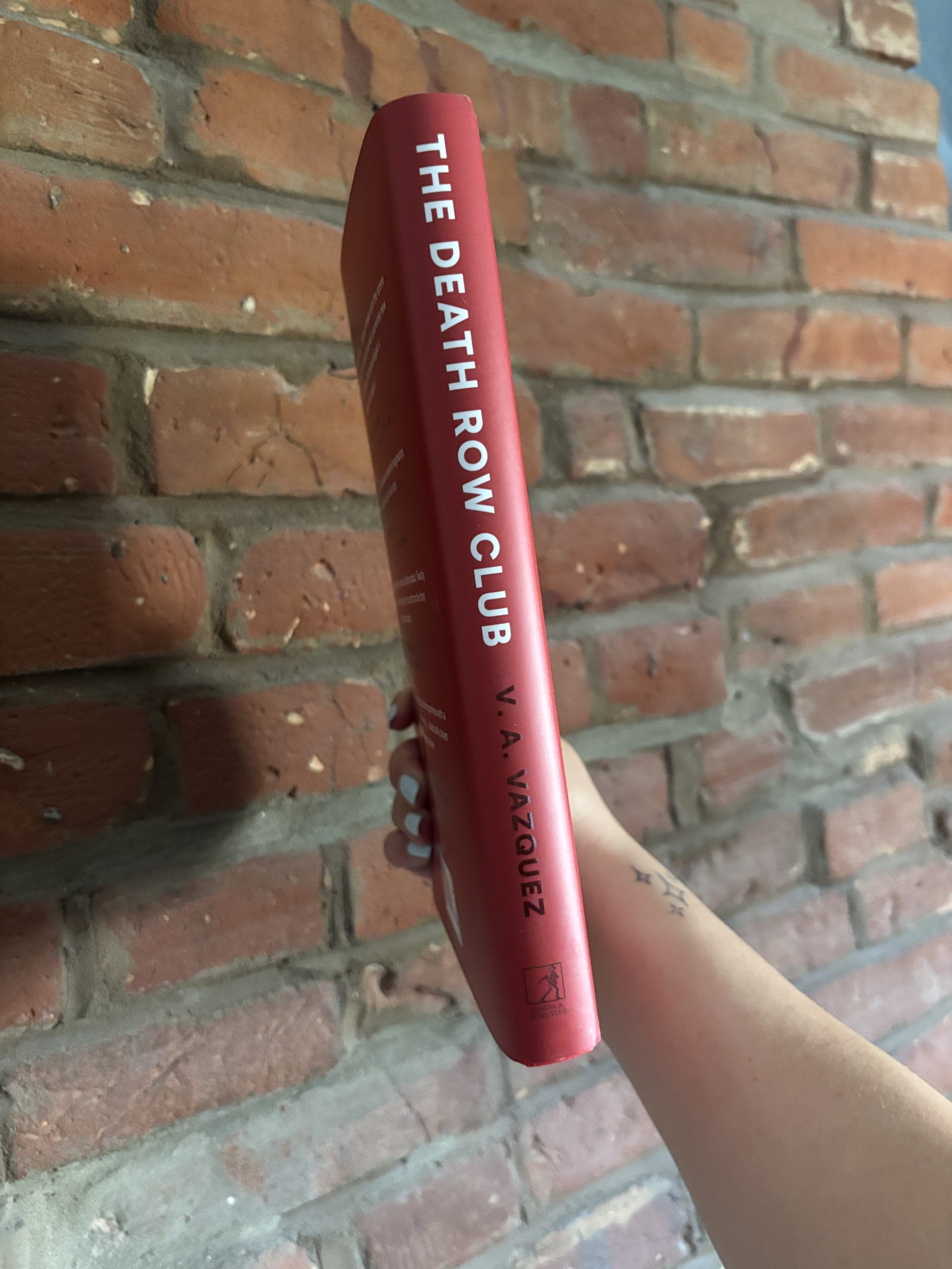 The Death Row Club V.A. Vazquez book spine
