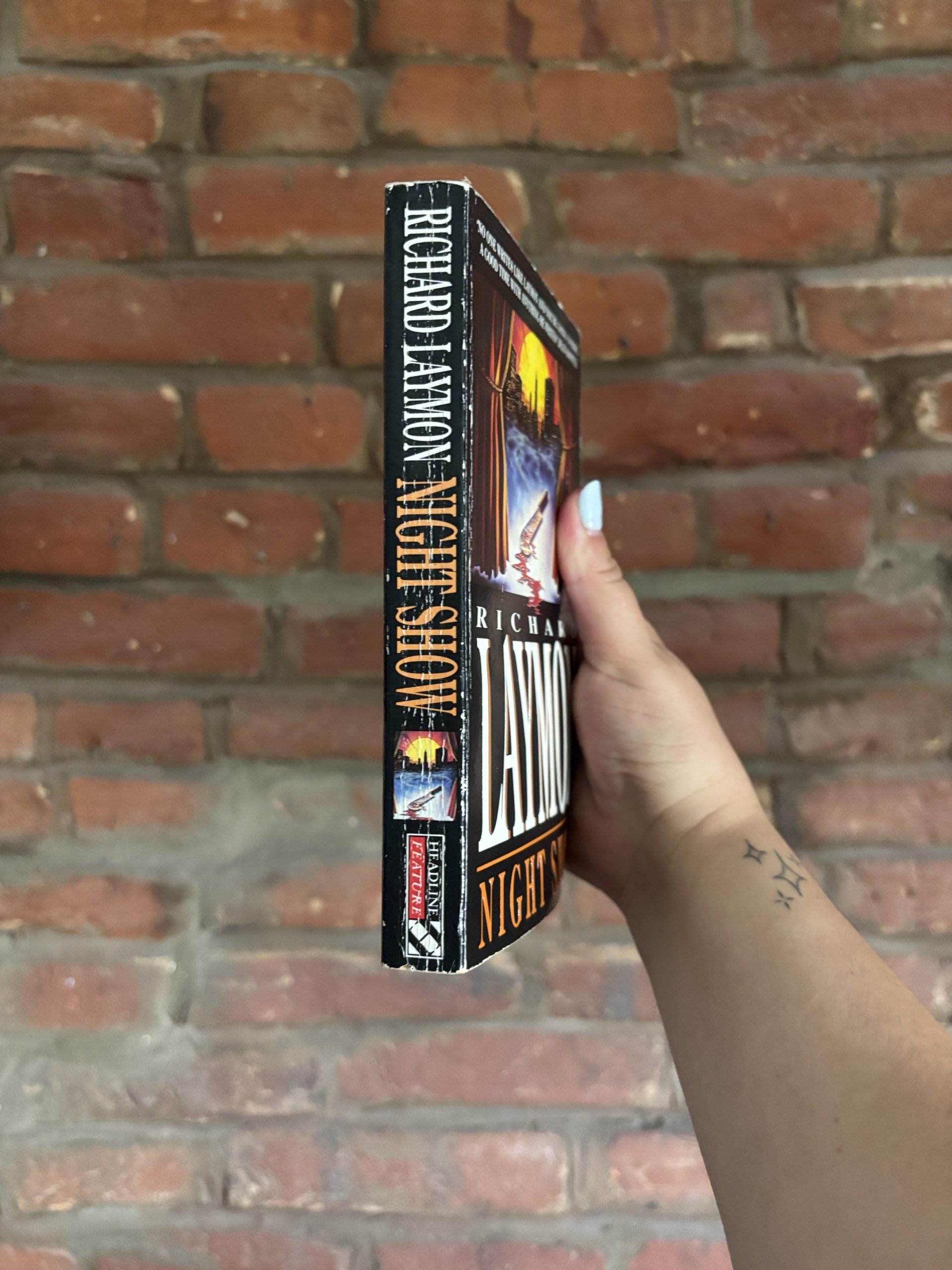 Richard Laymon Night Show secondhand book spine