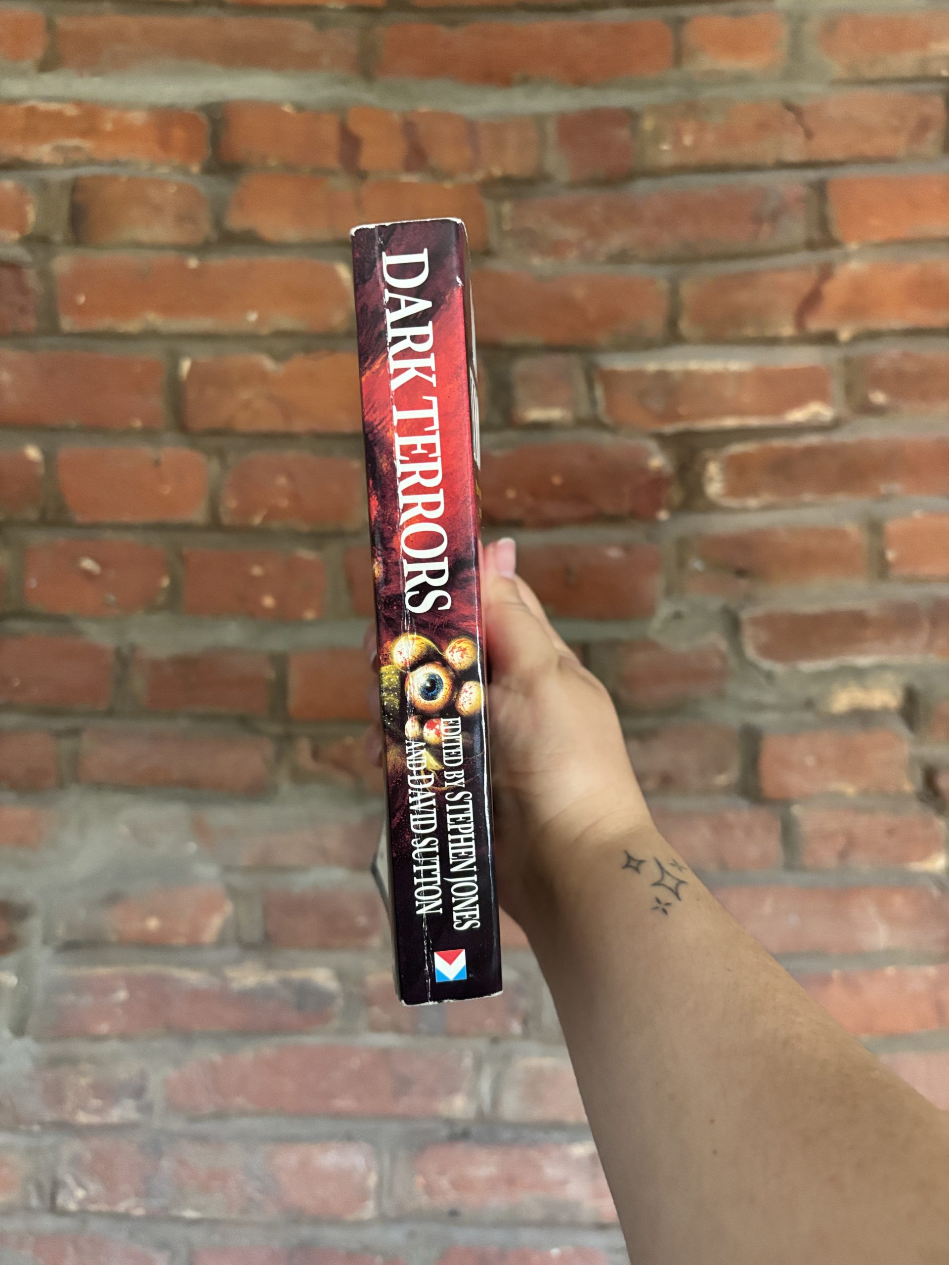 Spine of Dark Terrors: The Gollancz Book of Horror Volume 1 horror anthology by Stephen Jones and David Sutton