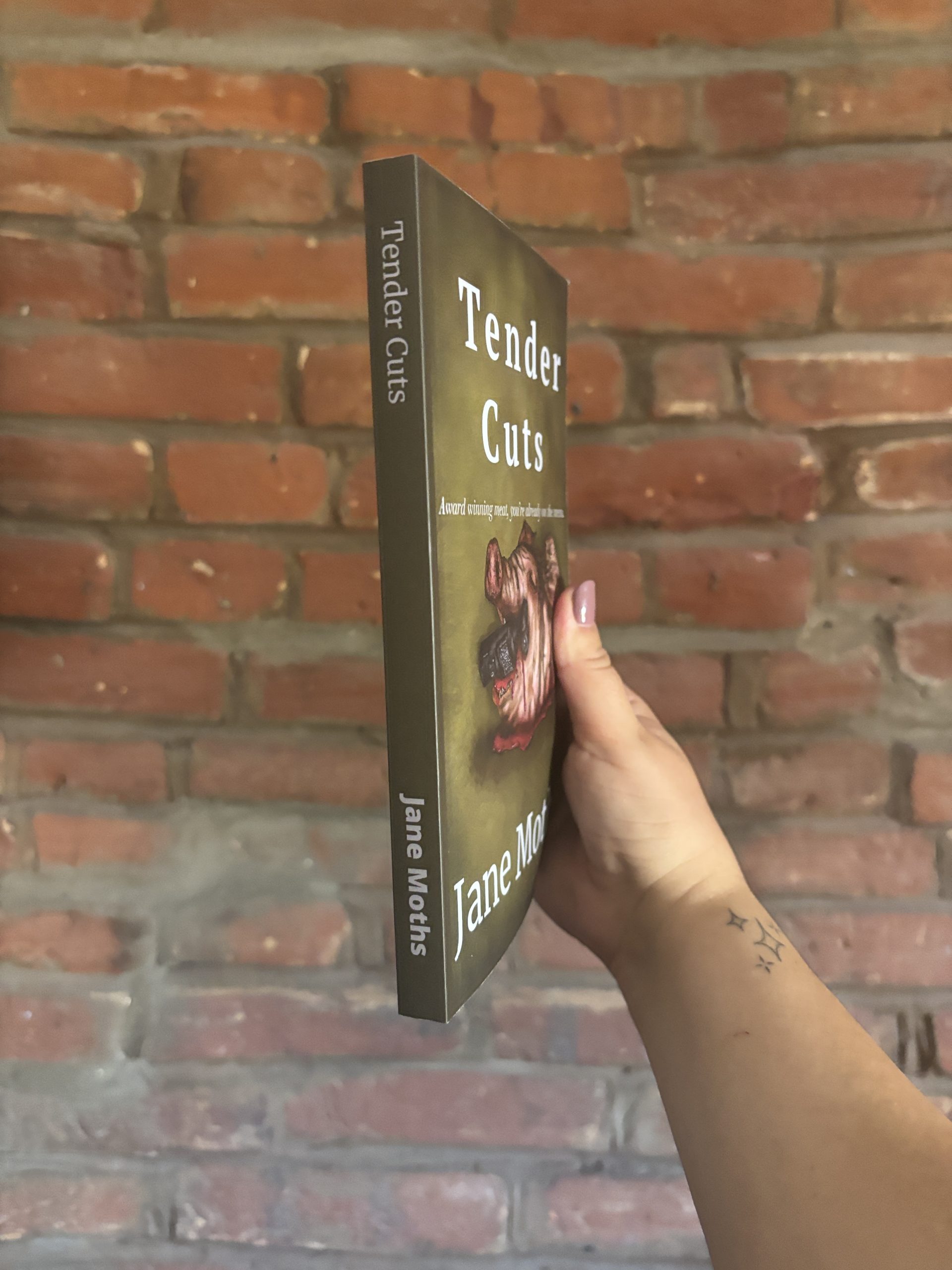 Tender Cuts by Jane Moths book spine
