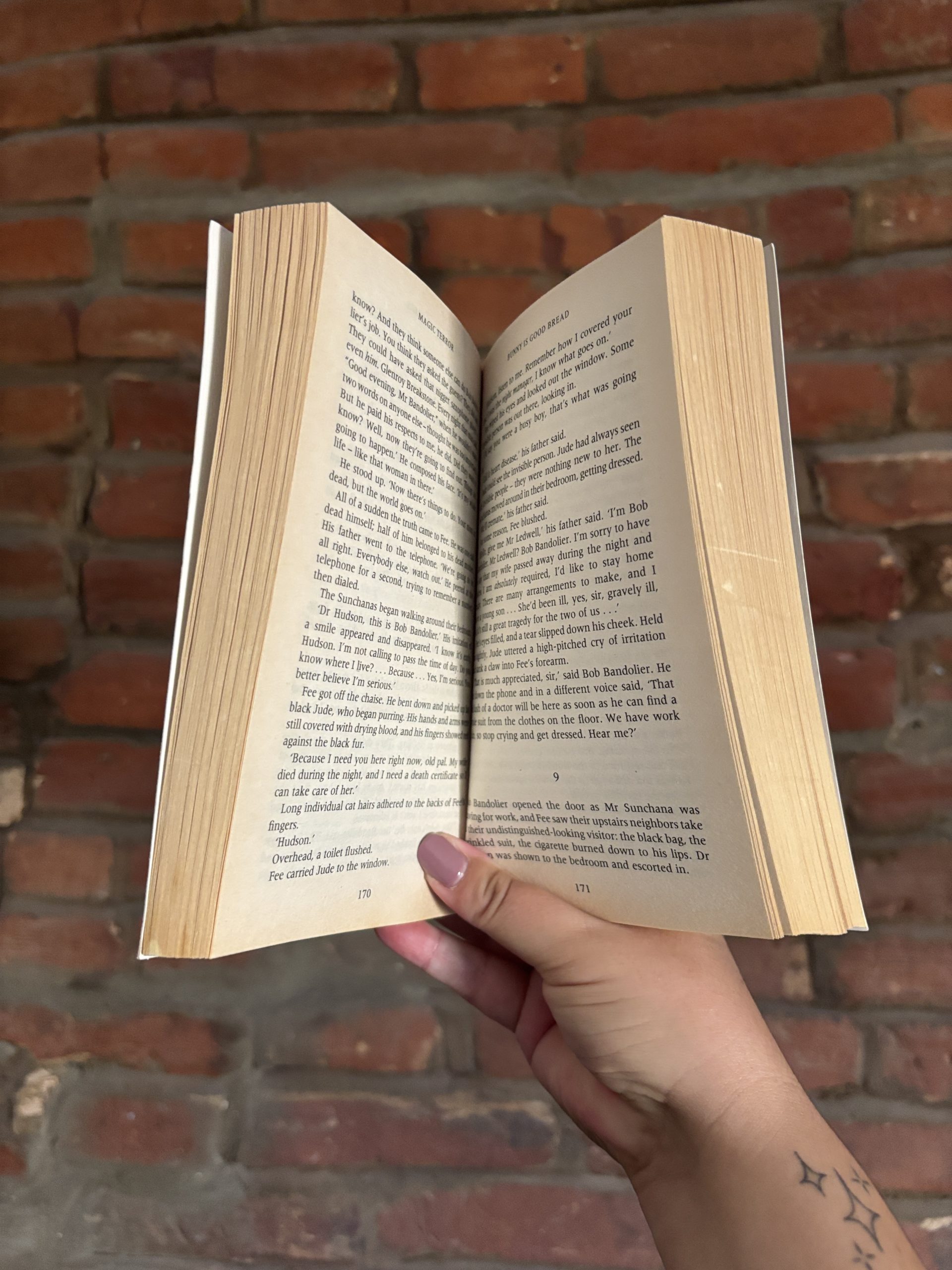 Magic Terror by Peter Straub book inside pages