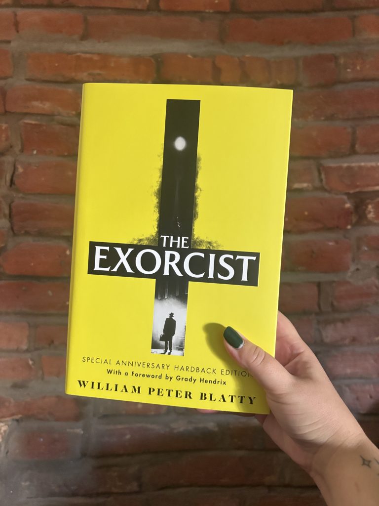 The Exorcist by William Peter Blatty yellow front cover