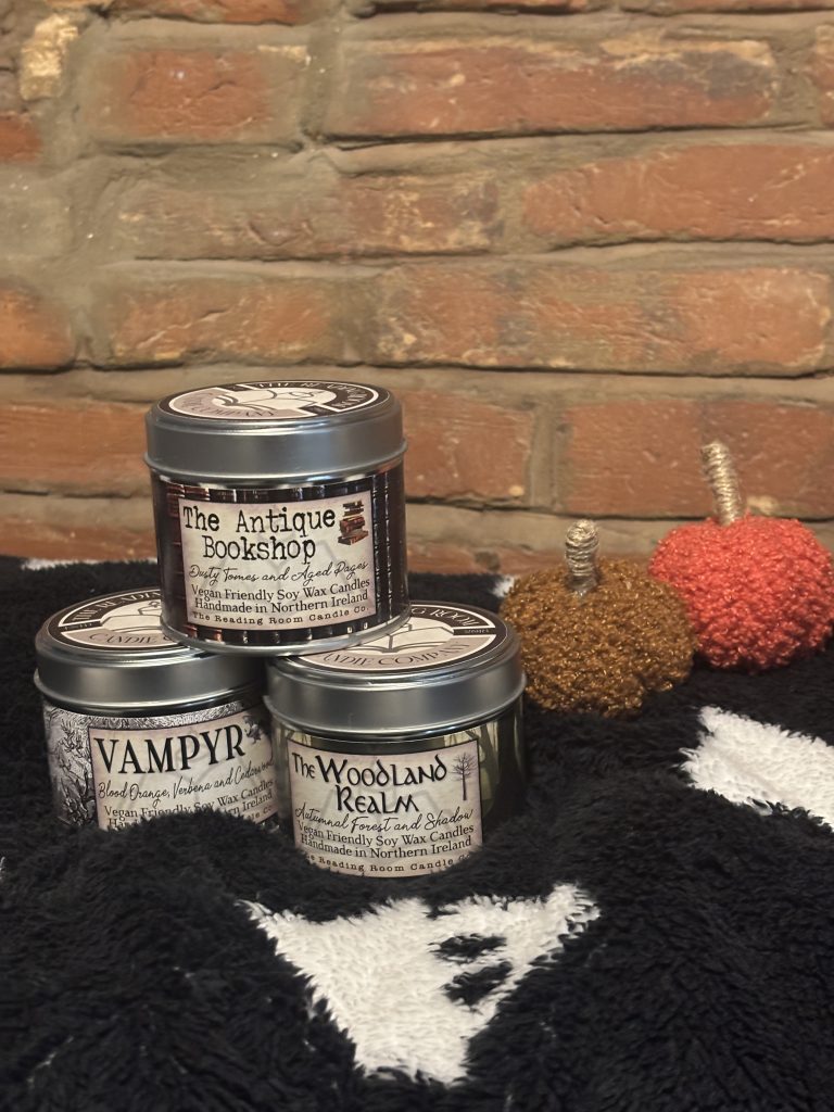 The reading Room Vegan Soy Wax Candles